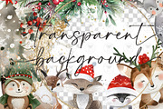 Winter Animals Clipart, an Illustration by BigCakeBee (Thumbnail 2 of 4)
