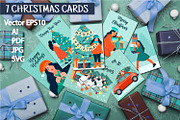 Greeting cards Merry Christmas, a Card Template by PatapovaVika (Thumbnail 1 of 3)