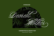 Dearest Mother - Calligraphy Font, a Script Font by Brightone (Thumbnail 1 of 8)