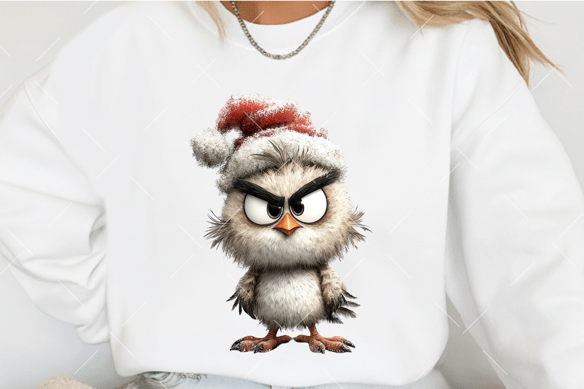 Whimsical Grumpy Christmas Clipart, an Illustration by OK Design (Photo 5 of 7)