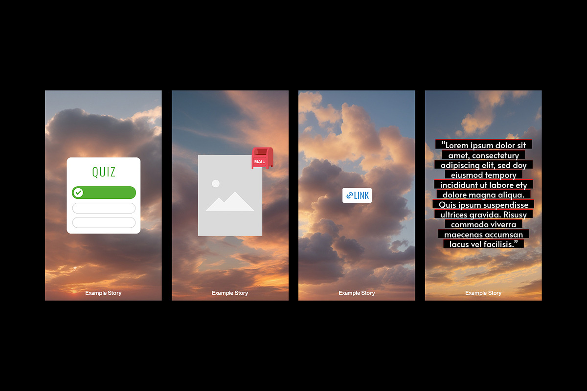 Clouds at Sunset, a Background Graphic by MarkSupply (Photo 2 of 4)