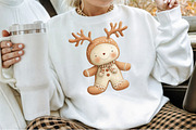 Christmas Gingerbread Man Clipart Bu, an Illustration by Sublimation Artist (Thumbnail 4 of 6)