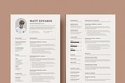 Resume/CV Template, a Resume Template by UX-group (Thumbnail 2 of 7)
