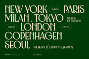 Newspaper Modern Vintage Sans Serif, a Sans Serif Font by ikiiko (Thumbnail 2 of 7)