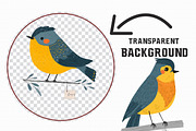 Whimsical Valentine Birds & Love Let, an Illustration by Libby Wishes (Thumbnail 2 of 7)