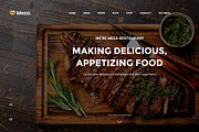Meza - Restaurant WordPress Theme, a WordPress Template by Organized Themes (Thumbnail 2 of 10)
