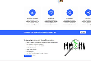 Accessible HTML Website Template