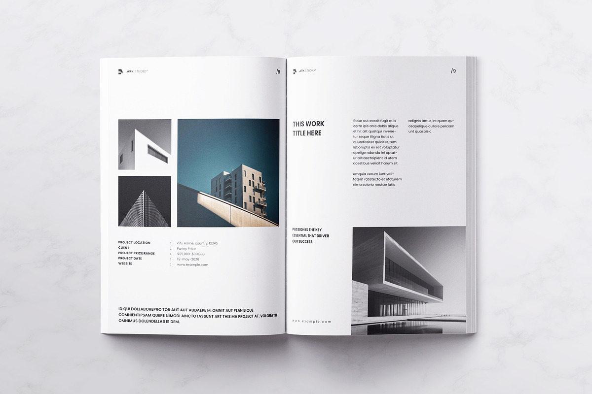 Architecture Portfolio Template, a Brochure Template by ArtisanaAura (Photo 7 of 18)