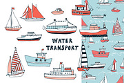 Water Transport, a Pattern Graphic by GooseFrol (Thumbnail 1 of 10)