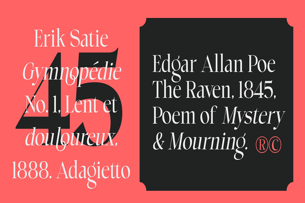 Choppin Serif | 91 Style Font, a Serif Font by Bosstype Studio (Photo 6 of 15)