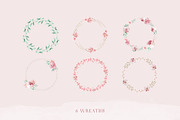 Hand Drawn Floral Graphics Pack, a Decorative Illustration by With Love Ethel (Thumbnail 3 of 6)