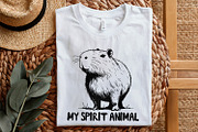 Capybara Spirit Animal PNG, an Illustration by SharpMarketplace (Thumbnail 5 of 9)