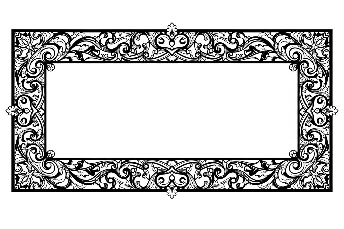 Vintage Ornament Frame Vector Bundle, an Illustration by Creativeshirt (Photo 35 of 51)