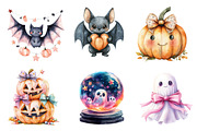 Coquette Halloween Clipart, an Illustration by CreationArt (Thumbnail 2 of 5)