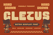 Cletus - Display Font, a Sans Serif Font by MERCI STUDIO (Thumbnail 1 of 8)