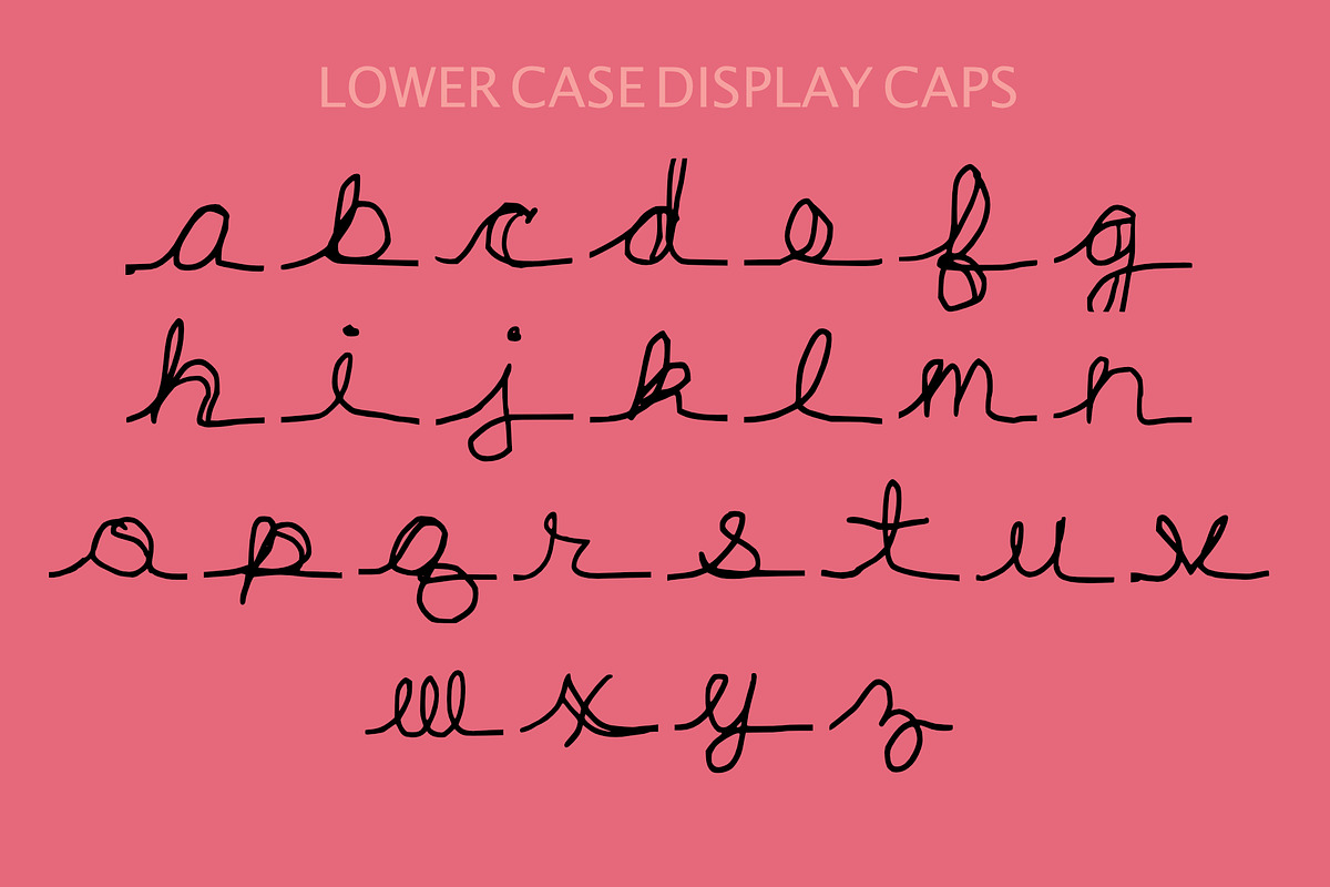 Grow - A Hand Drawn Display Cap Font preview 2