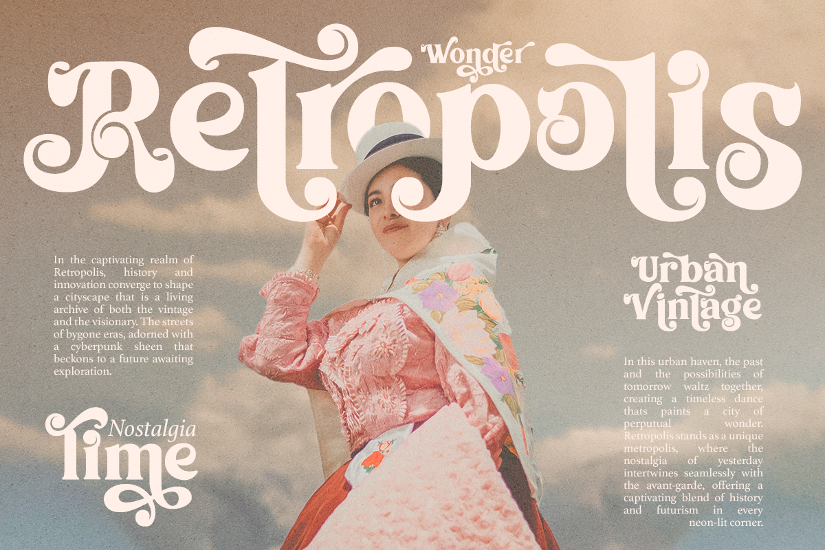 Lettero Mande - Playful Retro Font, a Serif Font by Dharmas Studio (Photo 2 of 15)