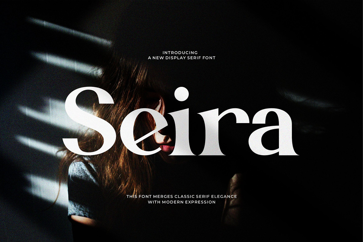 Seira || Modern Elegant Serif Font, a Serif Font by Ermedia Studio (Photo 1 of 10)