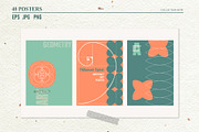 Abstract Geometric Posters, a Background Graphic by Collection by VY (Thumbnail 5 of 15)