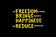 QuakDuck - Brush Font, a Sans Serif Font by NazmulsDesign (Thumbnail 12 of 16)