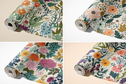 Summer Floral Seamless Patterns, a Pattern Graphic by Ninterints (Thumbnail 13 of 14)