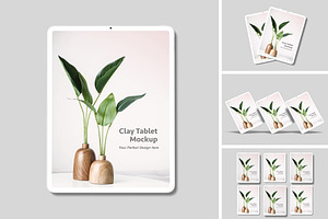 Clay Tablet Mockup