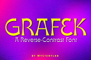 Grafek Font, a Sans Serif Font by Mysterylab Designs (Thumbnail 2 of 8)