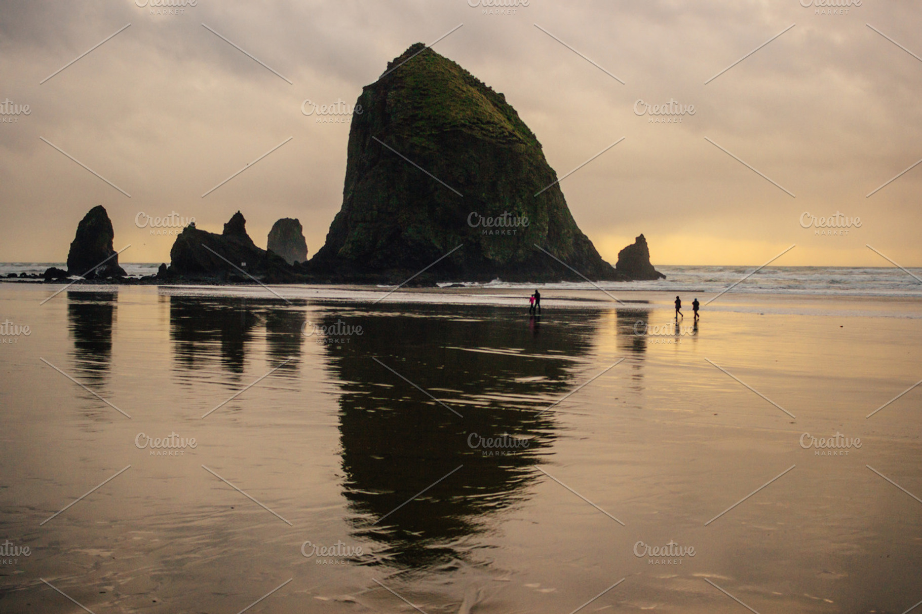 Haystacks, a Nature Photo by Hello Goodbye Studio