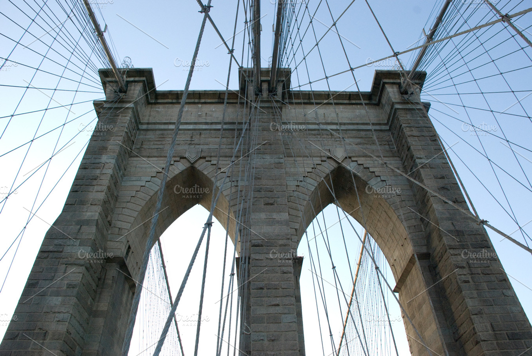 Brooklyn bridge stock picture