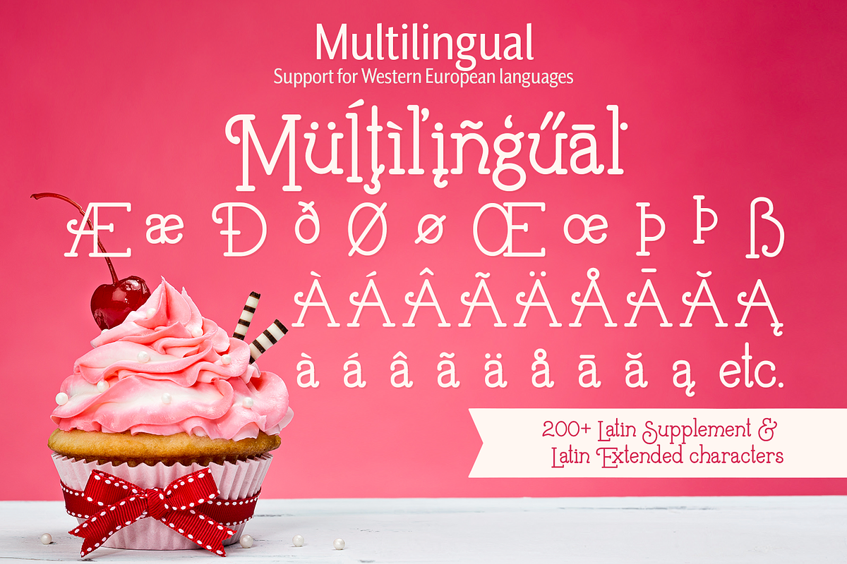 Buttercream Dream - a fancy font duo, a Font by Amber Nest Design (Photo 15 of 15)