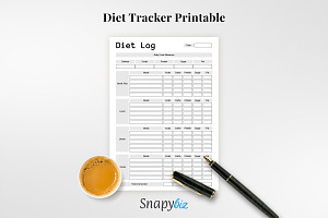 Diet Log, Food Log, Diet Planner