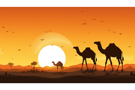 savannah steppe landscape group ai, a Background Photo by pikepicture