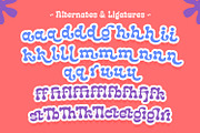 Sugar Flush – Reverse Contrast, a Sans Serif Font by Almarkhatype (Thumbnail 10 of 11)