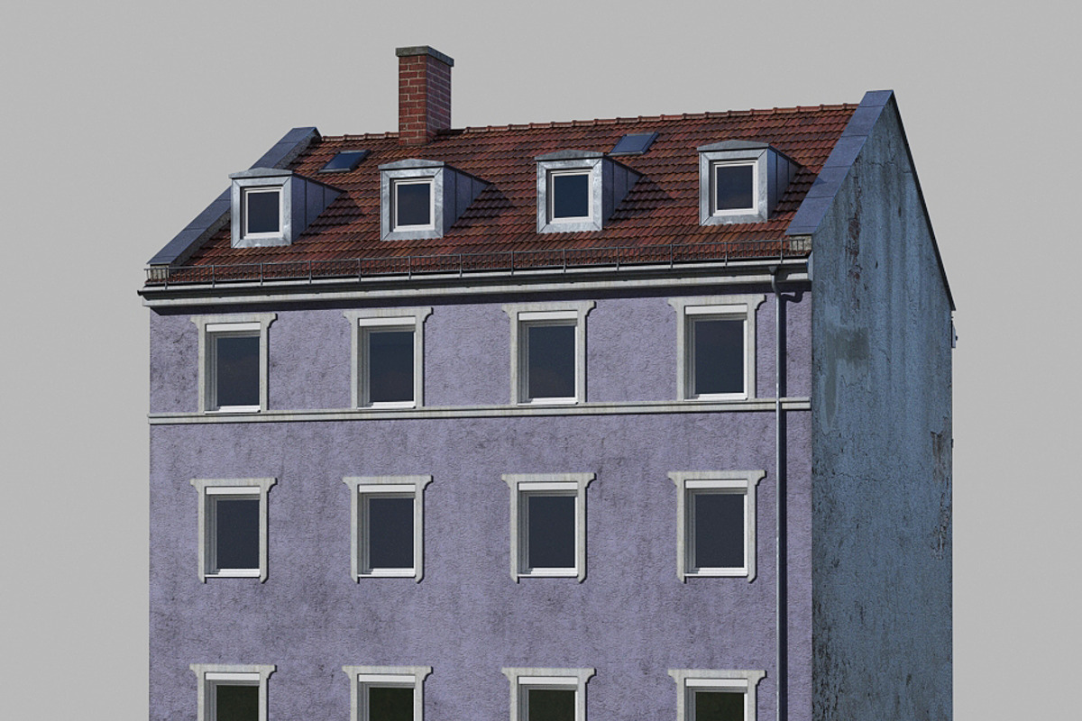 European residence 1, an Architecture 3D Model by happy brush (Photo 1 of 25)