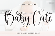 Baby Cute | Script Font