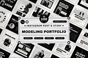 120 Modeling Portfolio Instagram, a Social Media Template by Branding Victory STD (Thumbnail 1 of 10)