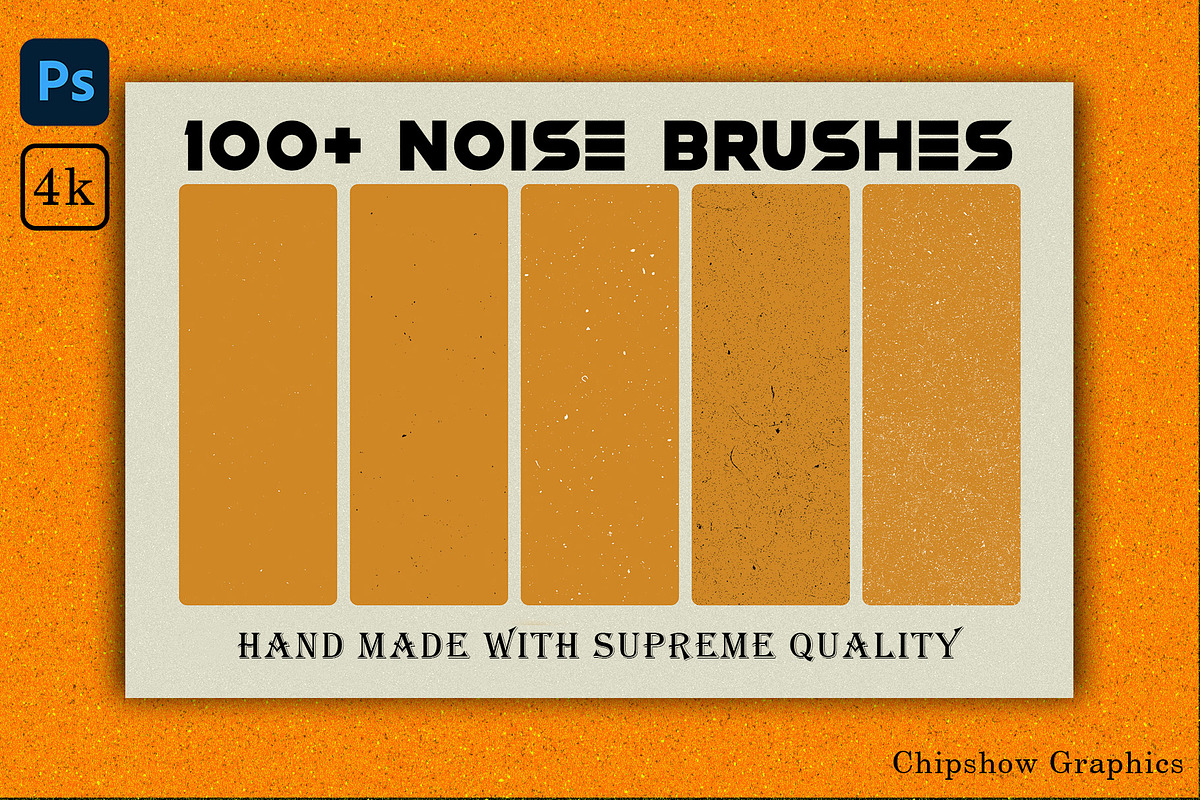 100+ Noise Photoshop brush, a Brush Add-On by Chipshpow Graphics (Photo 4 of 6)