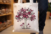 Quirky Valentine Day Tree Clipart, an Illustration by SinaCreation (Thumbnail 6 of 7)