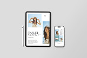 Tablet and Phone Mockup, an iPhone Mockup by Graphiculon (Thumbnail 3 of 11)
