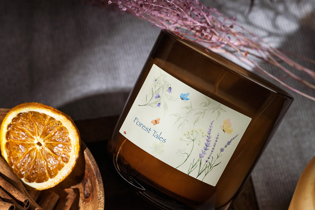 Forest Tales Watercolor Collection, a Decorative Illustration by Aurella Art (Photo 7 of 17)