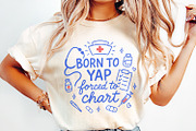 Born To Yap Forced To Chart PNG, an Illustration by SharpMarketplace (Thumbnail 2 of 9)