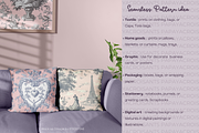 Valentine Toile Seamless pattern, a Pattern Graphic by STUDIO CHOTI (Thumbnail 8 of 8)