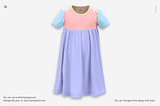 Kids dress mockup, a Bottom Mockup by Irena Matiash shop (Thumbnail 3 of 4)