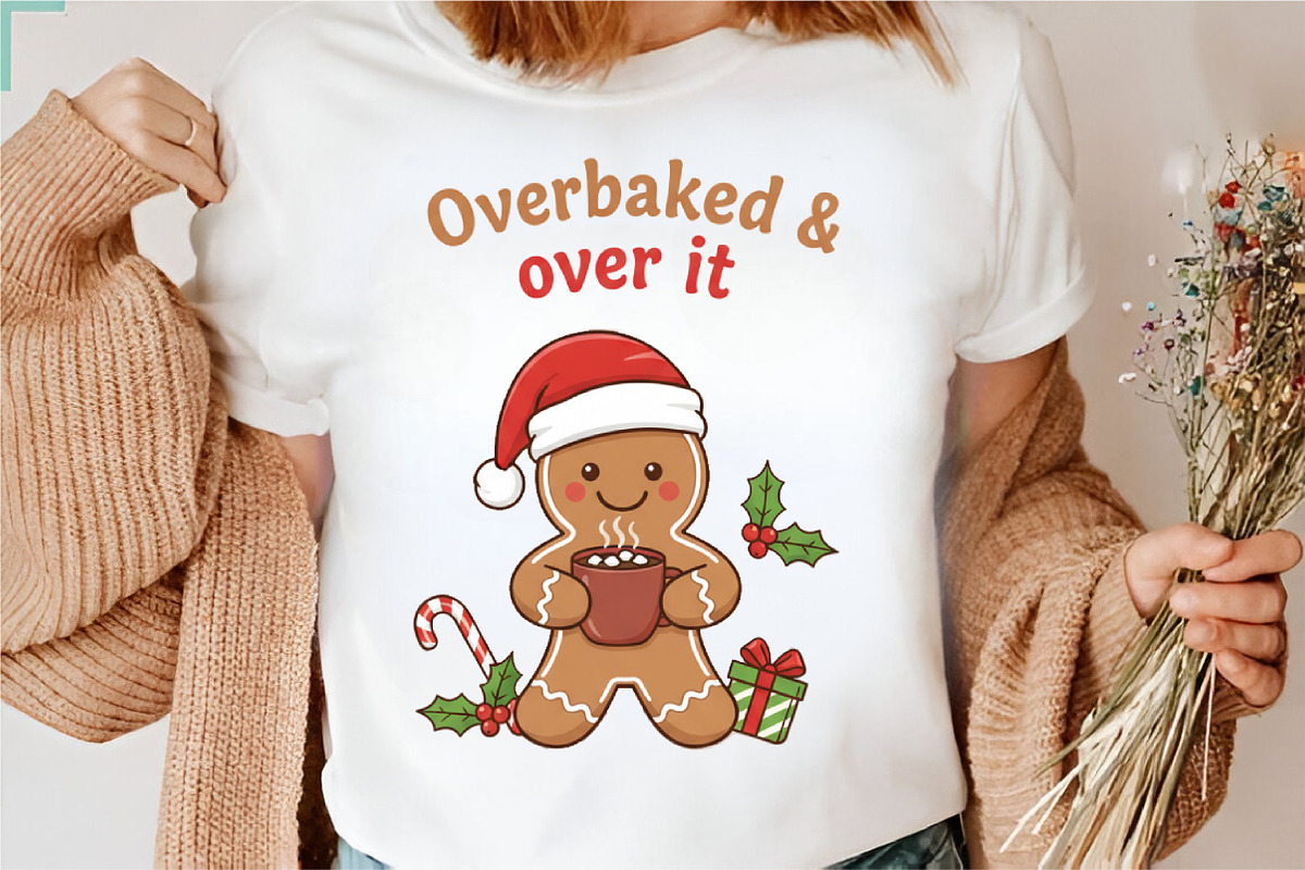 Overbaked & over It PNG,Gingerbread, an Illustration by Designking (Photo 5 of 5)