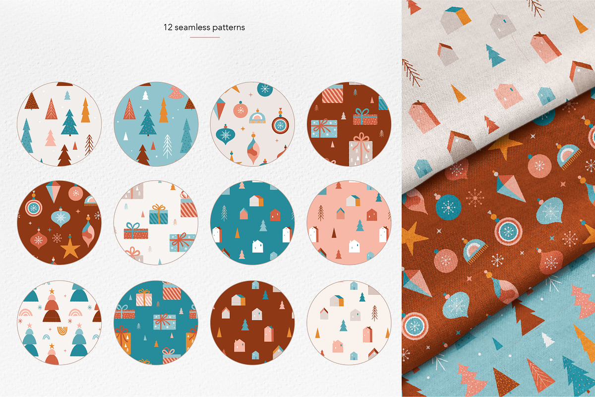 Bohemian Nordic Christmas collection, a Decorative Illustration by Marish (Photo 8 of 11)