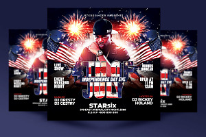 4th of July Flyer, a Flyer Template by RTXdesinger99