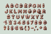 Gobble Monster Font, a Sans Serif Font by Handmadefont (Thumbnail 2 of 12)