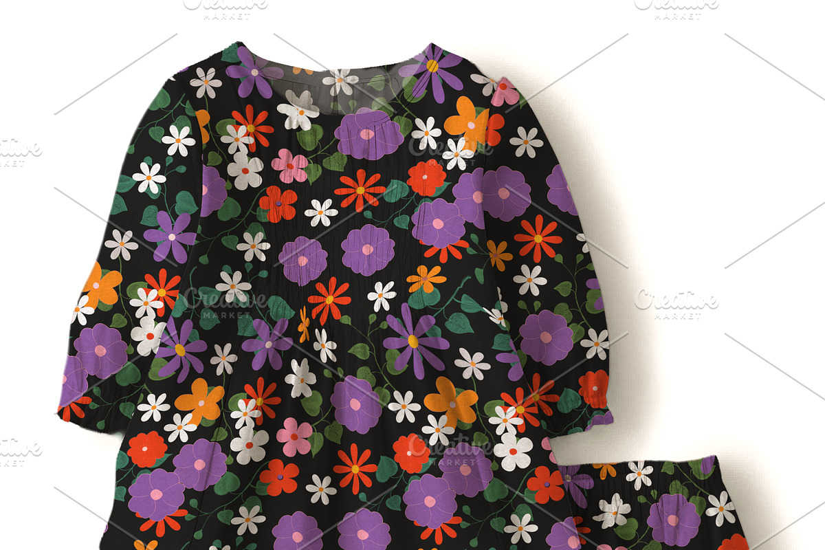 Baby Blouse and Bloomer Set Mockup, a Hoody Mockup by Nora Gad (Photo 16 of 21)