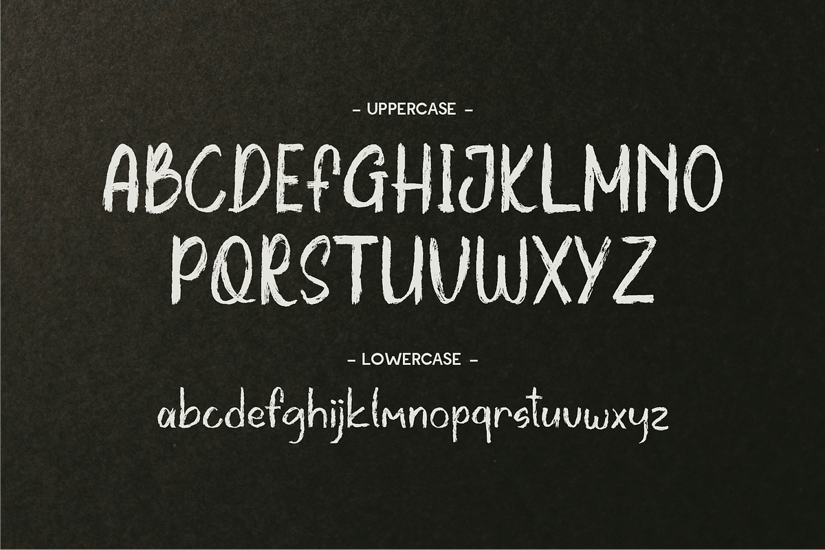 Rustic Grunge - SVG Brush Painting, a Handwritten Font by Indotype Foundry (Photo 7 of 10)