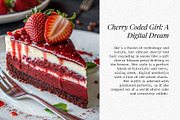 Cherry Coded Girl Aesthetic Image, a Beauty & Fashion Photo by Helospace (Thumbnail 5 of 10)
